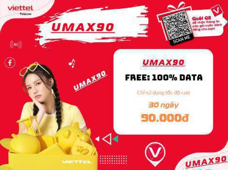 Các gói cước Umax Viettel ưu đãi 2024