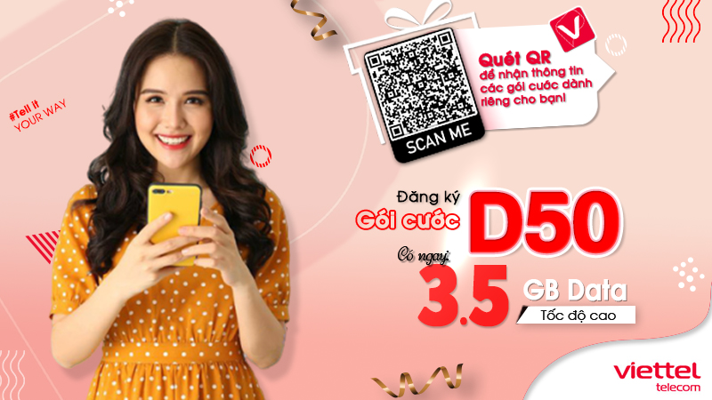 Gói Dcom D50 Viettel