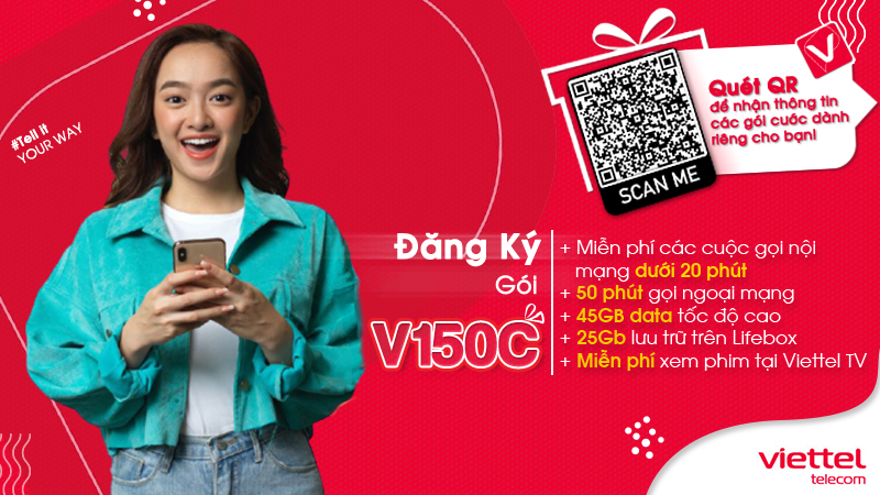 Gói V150C Viettel