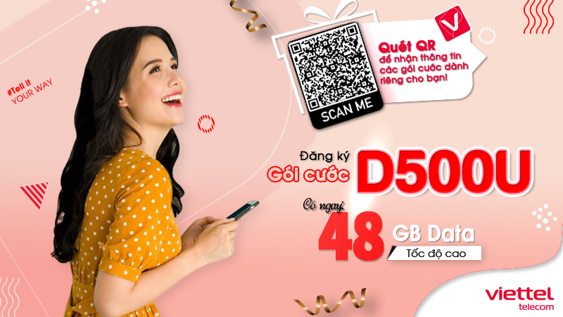 Gói D500U Viettel