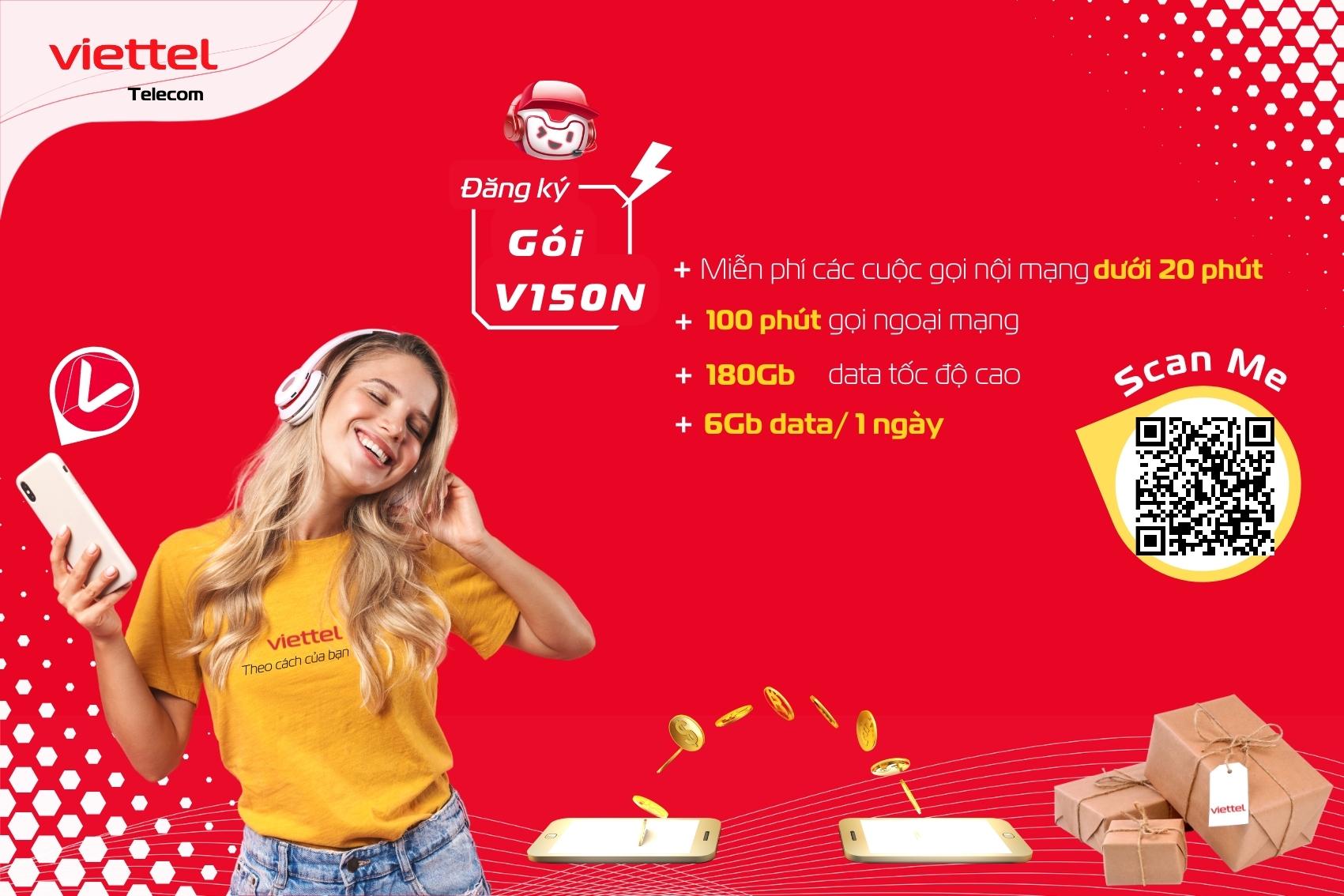 Gói V150N Viettel
