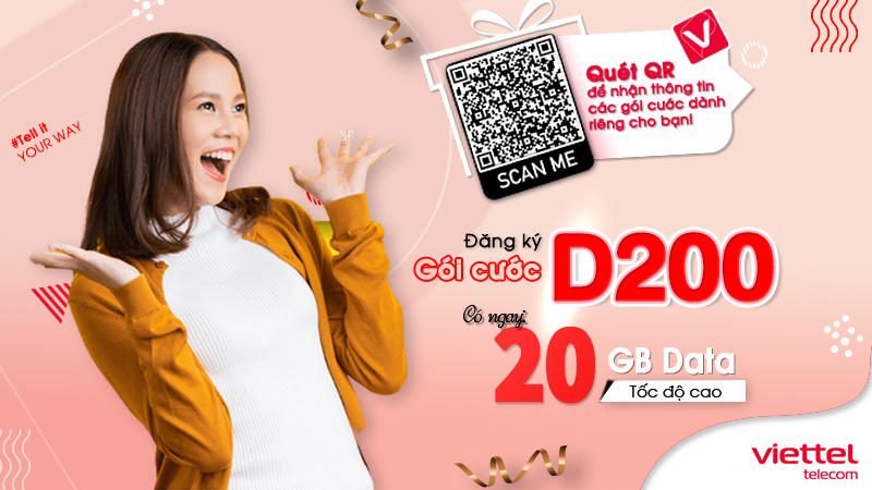 Gói D200 Viettel
