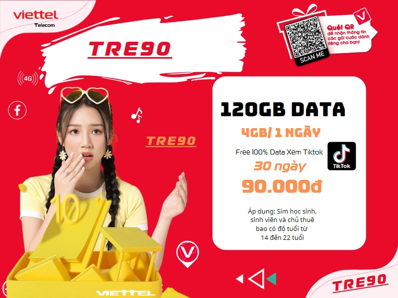 Gói TRE90 Viettel
