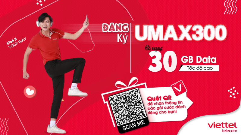 Gói UMAX300 Viettel